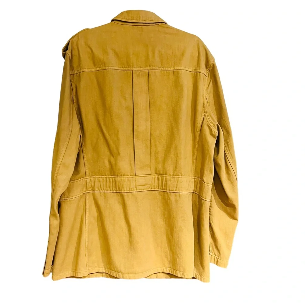 Polo 80s Vintage by Ralph Lauren Thick 100% Cotton Canvas Long Jacket Size XL - Picture 7 of 12